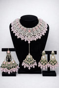 Mughal Empress Bridal Jewellery Set – Necklace, Earrings & Maang Tikka